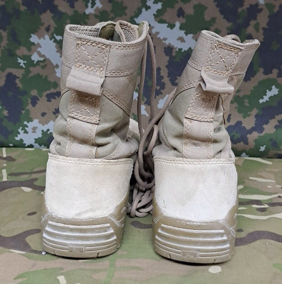 Desert Magnum Army Combat Sand Boots Genuine British Military Surplus - 5 L
