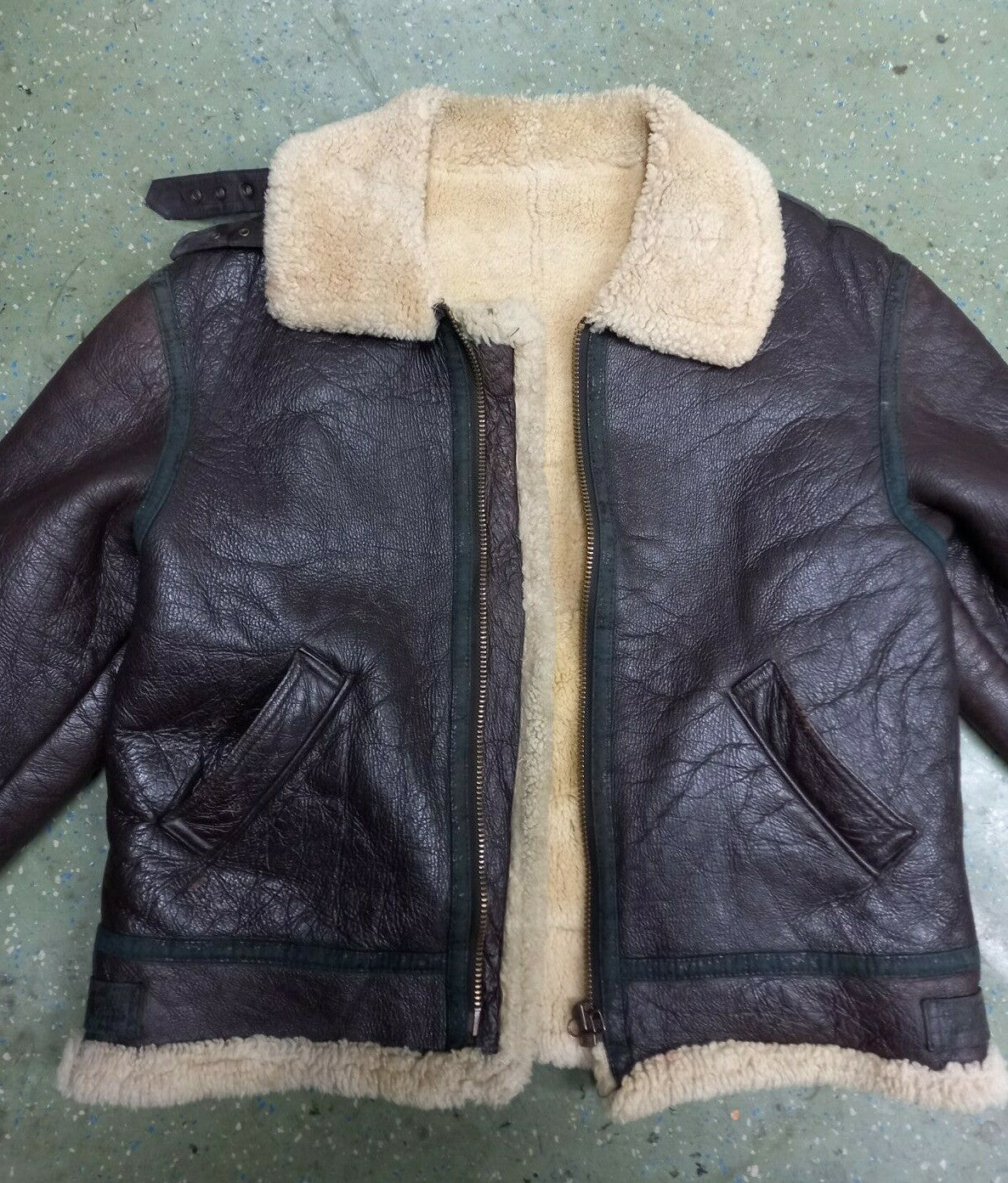 Genuine Rare Type B 3 American Military Wear Sheep Skin Fighter Pilots Jackets