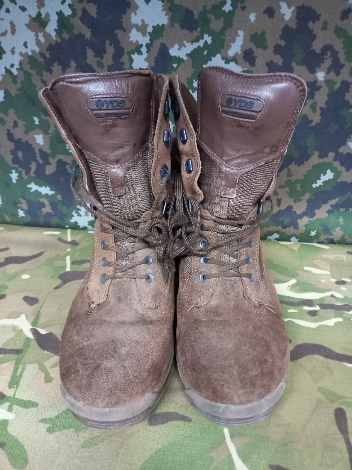 YDS Falcon Desert Army SAS Military Surplus Male Combat Assault Boots - 8 M